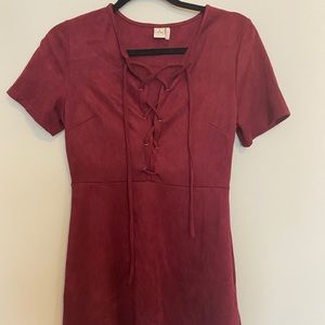 Suede Dress
